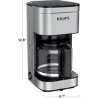 10-Cup Drip Coffee Maker, Digital Display, Stainless Steel Finish, Programmable Timer, Auto Shutoff