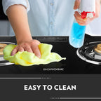 Borosil Magnum Glass-top Gas stove, 2 Burners