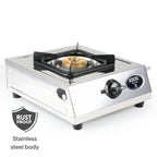 Borosil Smart Flame Stainless Steel Single Burner Gas Stove