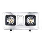 Borosil Smart Flame DLX Stainless Steel Gas Stove, 2 Burners