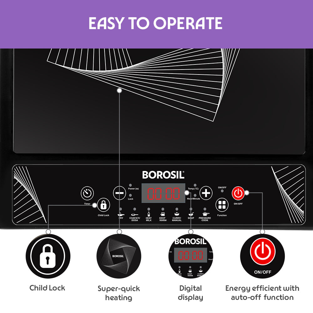 Borosil SmartKook Induction Cooktop PC14