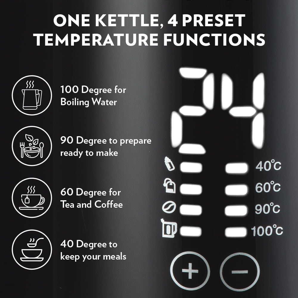 Borosil Digital Electric Kettle, 1.5 L