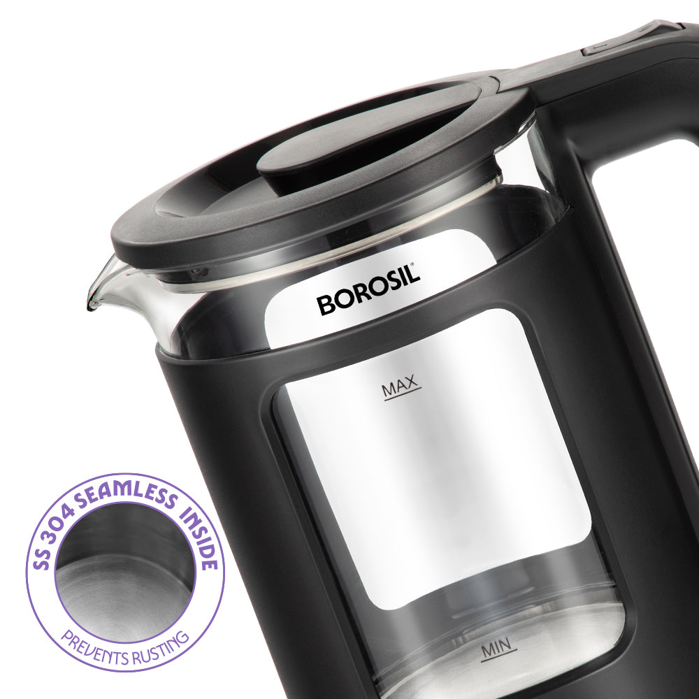 Cooltouch 1.5L Electric Glass Kettle, 1380 W