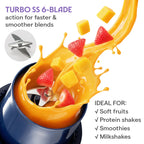 Nutrigrip Portable Blender, Blue, 40 W