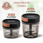 Borosil EazyPull Chopper, 600ml - 3 Blades