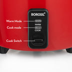 Borosil Pronto Dual Electric Rice Cooker, 1.8L