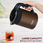 Borosil Cooltouch Electric Kettle Brown, 1.8L
