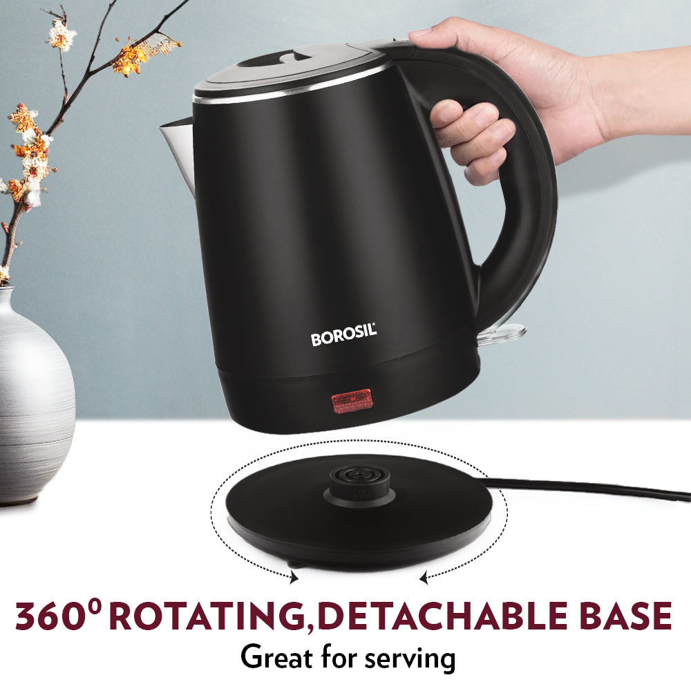Borosil Cooltouch Electric Kettle, 1.2 L