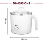 Borosil Cooltouch Multipurpose Kettle, 1.2 L