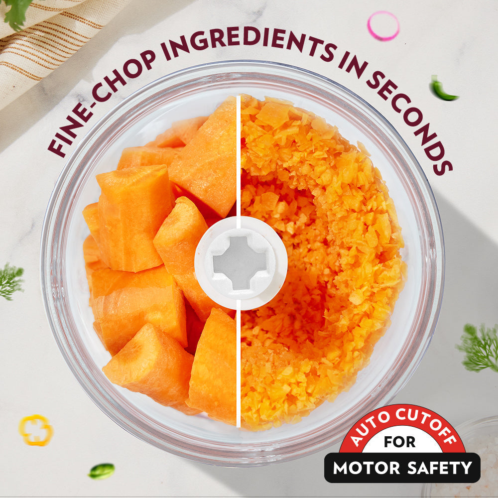 Borosil Chef Delite Glass Chopper