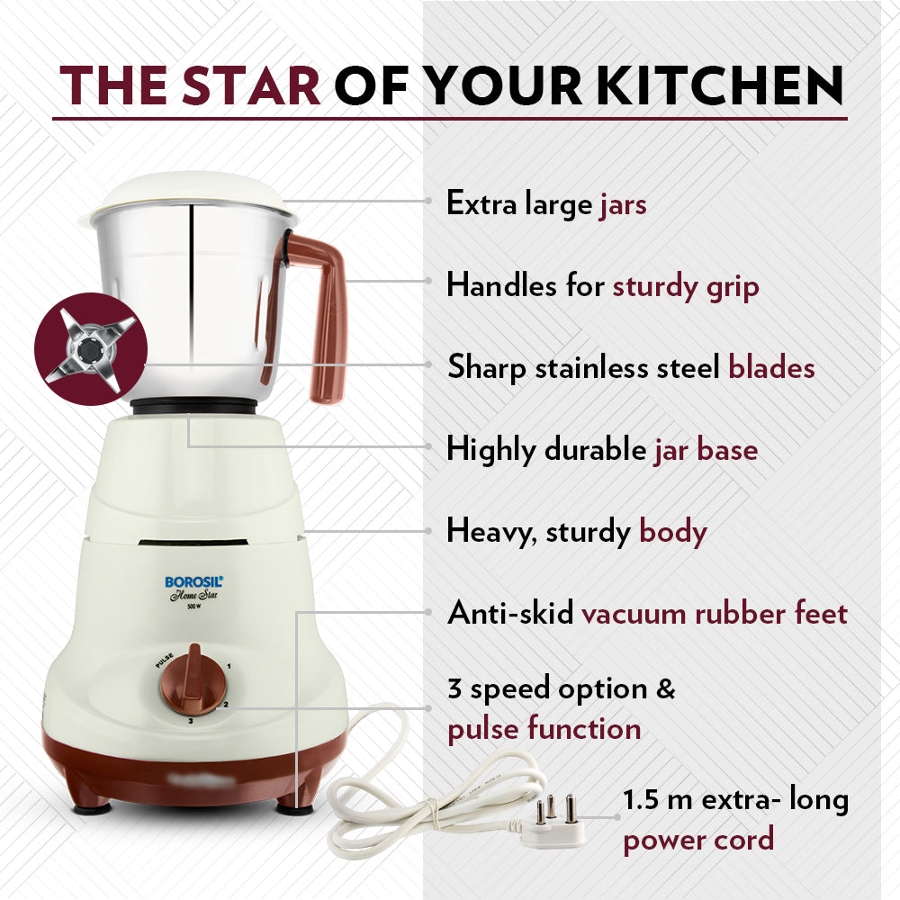 Borosil HomeStar Mixer Grinder