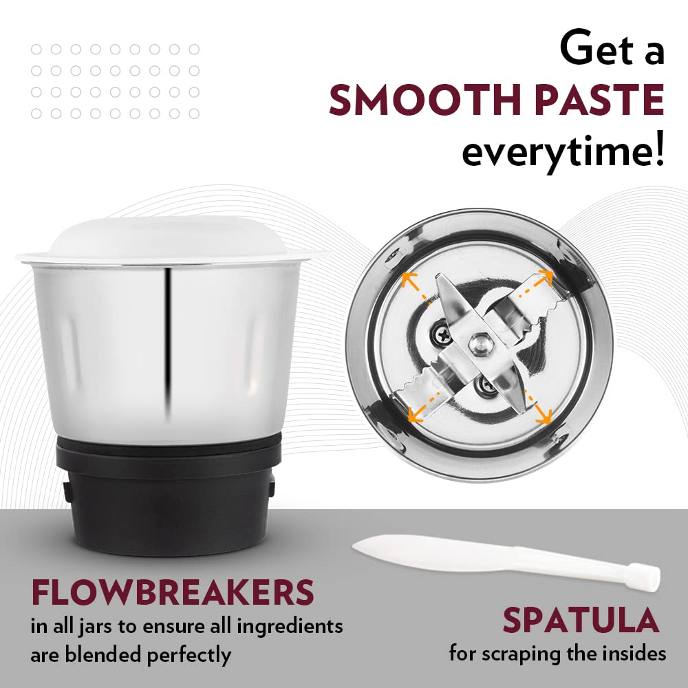 Borosil Supermax Mixer Grinder-Red