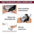 Borosil Garment Steamer GS01, 1000W