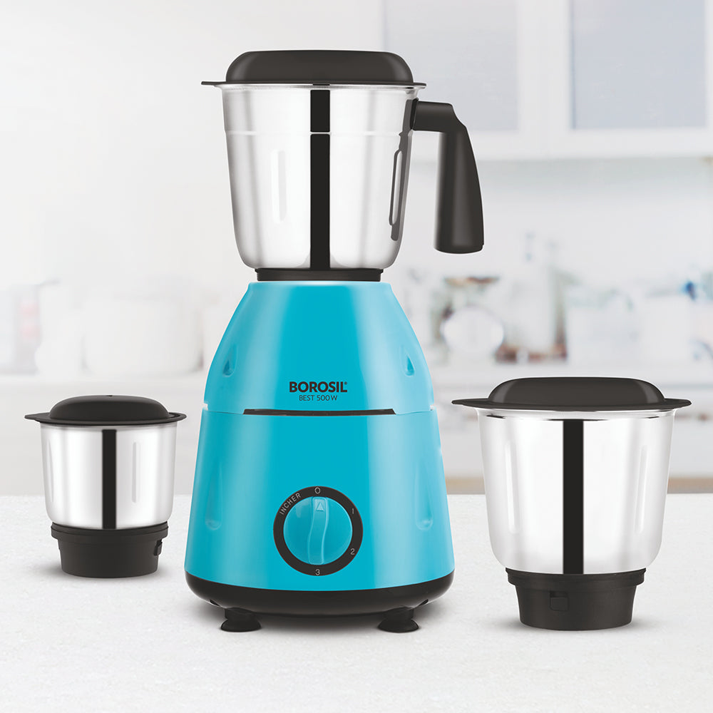 Borosil Best Mixer Grinder, Blue