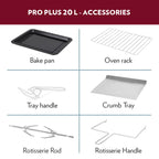 Borosil ProPlus 20 L Oven Toaster Griller (OTG)