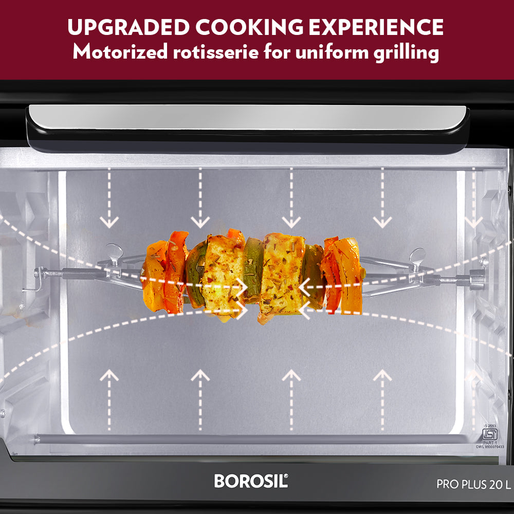 Borosil ProPlus 20 L Oven Toaster Griller (OTG)