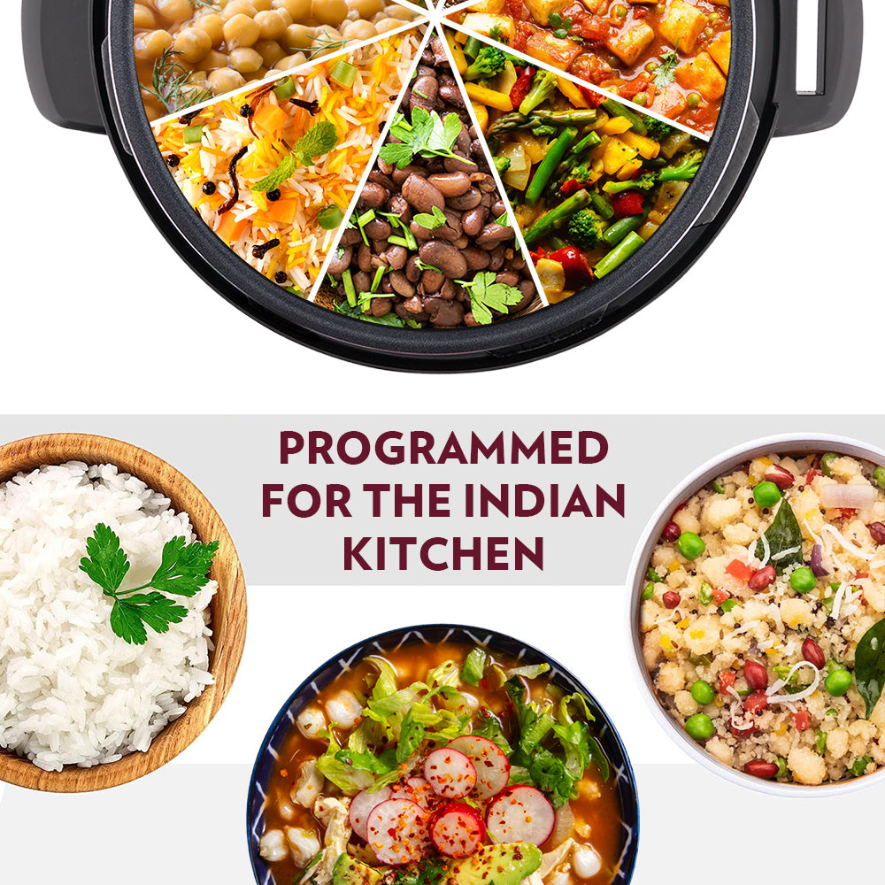 Borosil Instacook Electric Pressure Cooker, 6L