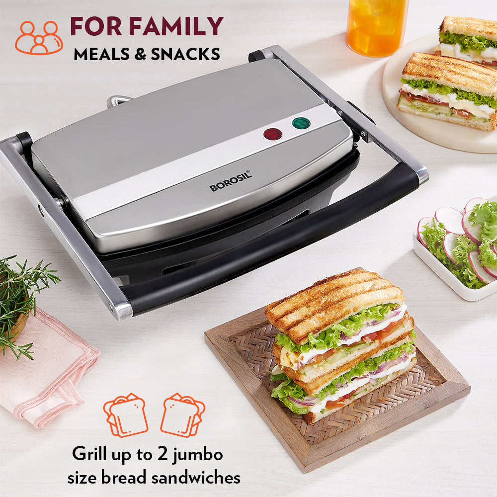 Borosil Jumbo Grill Sandwich Maker