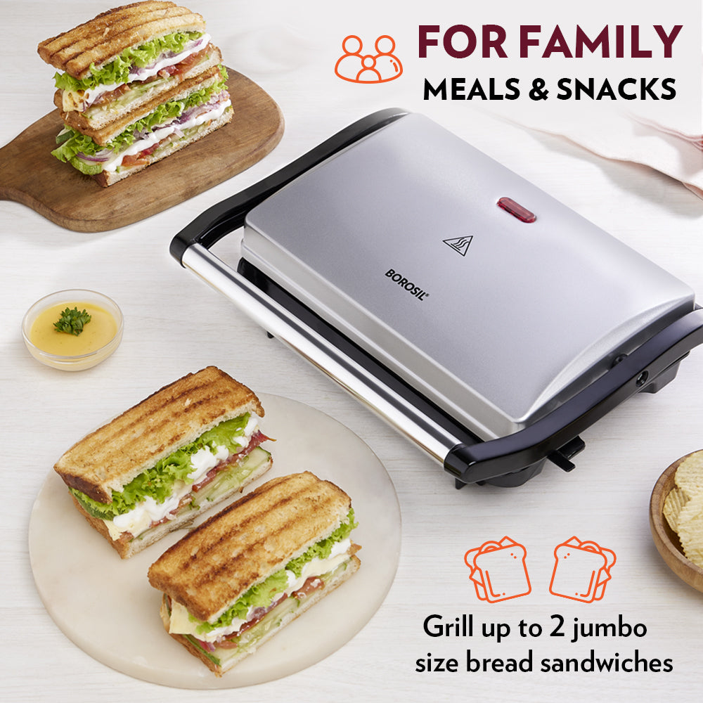 Borosil Prime Grill Sandwich Maker