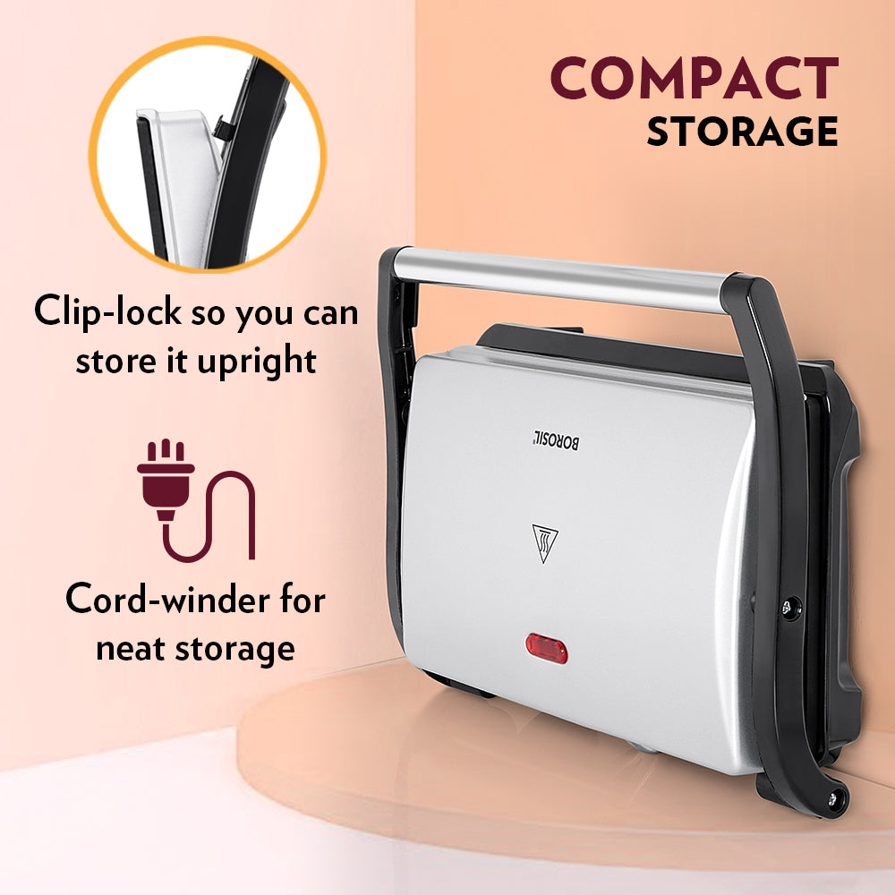Borosil Prime Grill Sandwich Maker