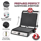 Borosil SuperJumbo 180 Grill Sandwich Maker