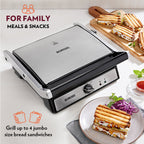 Borosil SuperJumbo 180 Grill Sandwich Maker