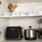 Borosil Krispy Pop-Up Toaster, Black