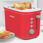 Borosil Krispy Pop-up Toaster, Red